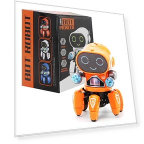 Six-Claw Robot — Interactive Animal Companions, Plastic Toys