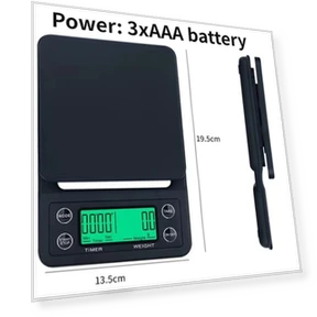 Smart Coffee Scale — Weight Management Tools, DC-HOME Textile