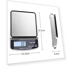 Smart Kitchen Scale with Calibration — Precision Weighing Solutions, DC-HOME Textile