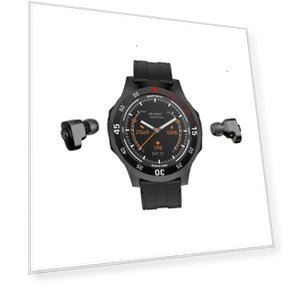 Unisex Bluetooth Smartwatch with Heart Rate Monitoring — Wearable Accessories, Tiktop2