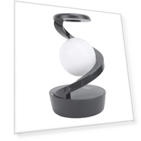 Wireless Charger Night Light Smart Control Rotating Floating RGB Color Changing Desk Lamp — Night Lights, DIYelecs