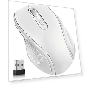 Wireless Ergonomic Silent Mouse — Computer Mice, Chic Interiors