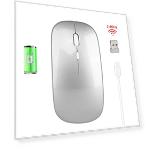 Wireless Rechargeable Mouse — Mouse Pads, Uav parts center