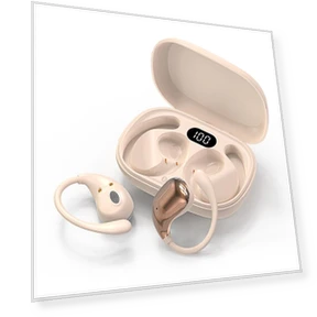Bluetooth Headphones with LED Display — Over-Ear Headphones, Meiteai-Electronics