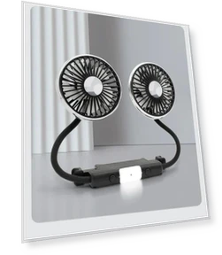 Dual Car Cooling Fans for Back Seat — Cooling Fan, IKEA Supermarket
