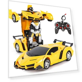 Electric Remote Control Car 2 in 1 — Interactive Figures & Robots, JJRC