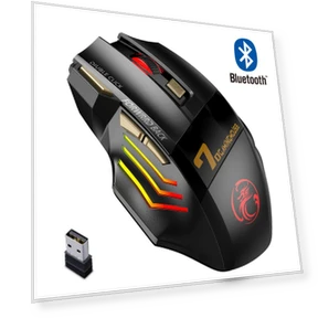 Rechargeable Wireless Bluetooth Gaming Mouse — Mouse Pads, Essager Electronic