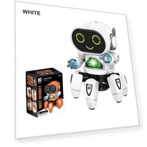 Six-Fingered Walking Octopus Robot Toy — Interactive Figures & Robots, LYB Rainbow