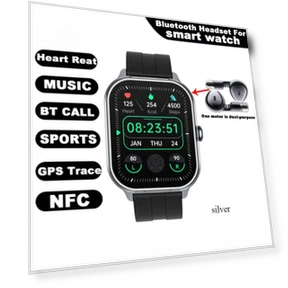 Smart Watch and Bluetooth Headphones Combo — Wearable Accessories, ZJM Mall