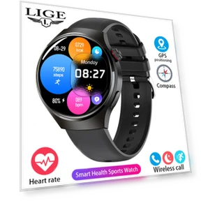 Smart Watch HD with Full Touch Screen — Wearable Accessories, LIGE