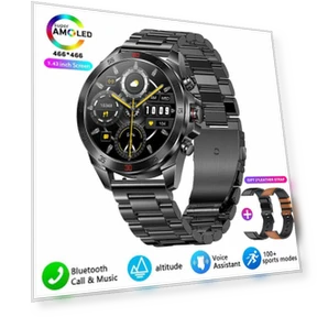 Smart Watch with AMOLED Display — Smartwatches, Zodvboz