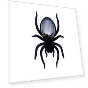 Solar-Powered Spider Robot Educational Toy — Solar Power, Ice Beauty