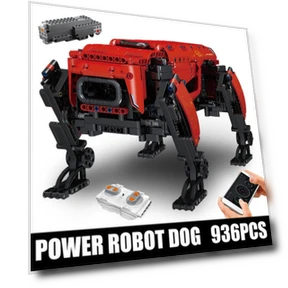 Technical Robot Toy Remote Controlled Motorized Boston Dynamics Model Big Dog AlphaDog Building Bricks — Construction Kits, MOULD KING