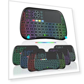 Wireless Rechargeable Keyboard with Backlight and Touchpad — Keyboards, Bellatrix