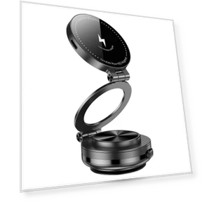 15W Wireless Charger Magnetic Phone Holder — Dashboard Installation Kits, Dream Garage