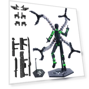 3D Printed Titan Robot Mobile Doll Set — Collectible Statues, Joliannss