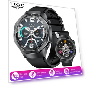 Bluetooth Call Waterproof Smart Fitness Watch — Smartwatches, LIGE