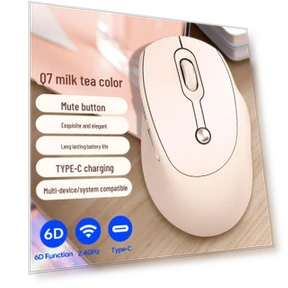 Bluetooth Mouse with Charging Function and Power Display — Mouse Pads, StrideBox