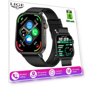 Bluetooth Smartwatch with Health Monitor — Wearable Accessories, LIGE