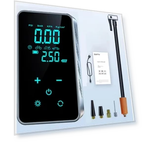 Digital Intelligent Portable Touch Car Tire Pump — Tire Inflation Solutions, Cars Auto Home