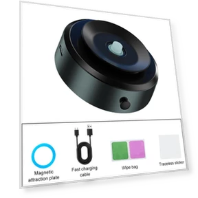 Magnetic Vacuum Car Phone Holder — Dashboard Installation Kits, Modern Home Furnishing