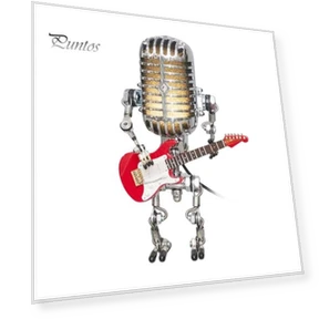 Retro Robot Microphone Night Light — Desk, Exquiste life