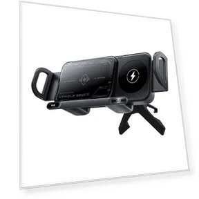 Rotating Touch Phone Holder with Fast Wireless Charging — Dashboard Installation Kits, Fast charging