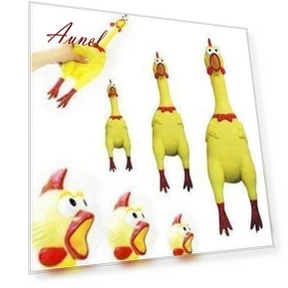 Smart Rubber Chicken Toy — Executive Desk, Zoeneed