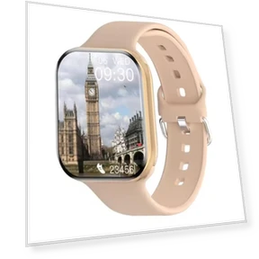 Smart Watch with Bluetooth Calls, Heart Rate Monitor, and Blood Pressure Sensor — Smartwatches, Yayingda