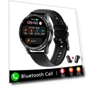 Smart Watch with Bluetooth Headset — Wearable Accessories, Tiktop2