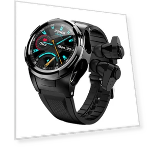 Smartwatch with Bluetooth Headphones — Smartwatches, Tiktop2
