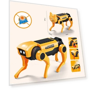 Solar Powered Robot Mechanical Dog — Solar Power, xly1818