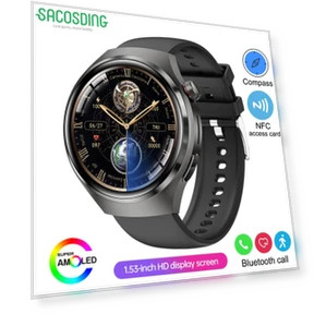 2-in-1 Headphones Compass Smart Watch — Wearable Accessories, SACOSDING