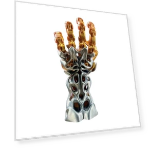 3D-printed manipulator, mechanical hand with movable finger joints — 3D Printing Solutions, Modemax