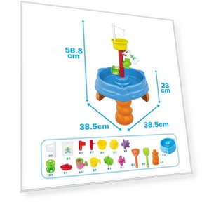 Colorful Kids Sand and Water Play Table — Outdoor Seating, Specials