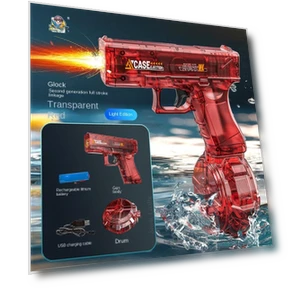 Electric Water Gun with LED Light — Beach Toys, Yiran bag