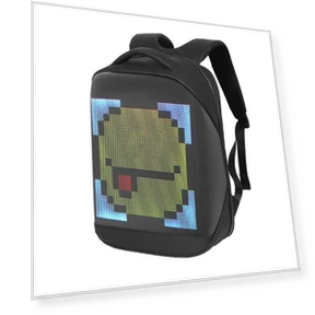 Fashion LED Backpack — Casual Daypacks, Ren Peishi