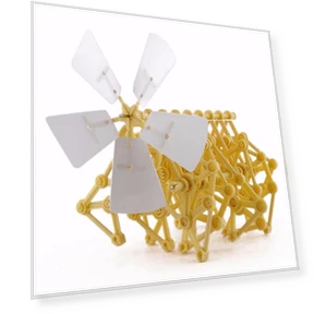 Funny Walker Beast Strandbeest Robot Assembly Model Toy — Construction Kits, TinyJoy