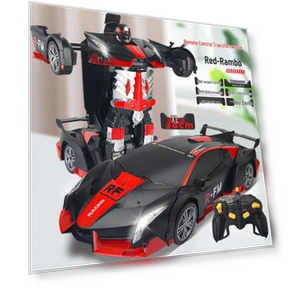 Gesture-Controlled Transforming Car Robot — Interactive Figures & Robots, Super Go