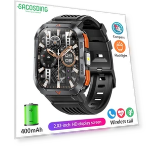 HD Screen Smartwatch with Flashlight — Smartwatches, SACOSDING