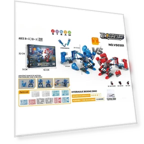 Hydraulic Boxing Versus Robot — Construction Kits, Happy Time For kids