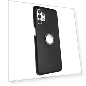 Matte TPU Phone Cover with Ring Kickstand — Phone Accessories, Smartwatch 2025