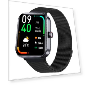 Milanese Strap Smart Watch — Smartwatches, Tiktkkkk