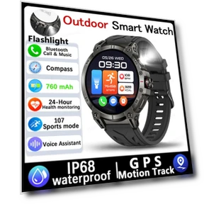 Military Smartwatch for Men — Smartwatches, QLY Online