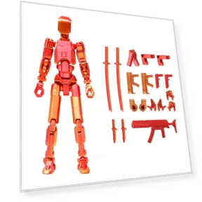 Multi-Jointed Movable Robot 3D-Printed Dummy — Dolls & Figures, Beatury Whp