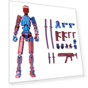Multi-Jointed Movable Robot 3D-Printed Dummy — Dolls & Figures, Beatury Whp