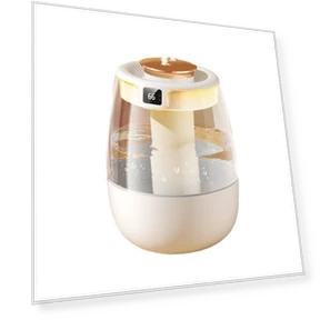 Portable Dual Nozzle Cool Mist Humidifier — Air Moisturizers, DC-HOME Textile