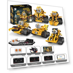 Programming Robotic Boy Toy with Mechanical Dog — Construction Kits, Super Go