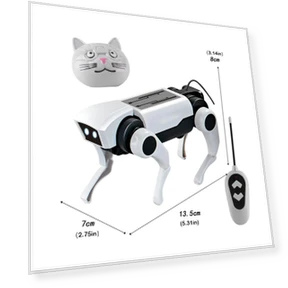 Remote Control Robot DIY Mechanical Dog Toy — Construction Kits, Yiran bag