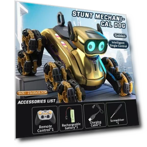 Robot Dog Toy with Remote Control — Interactive Figures & Robots, Toys Space